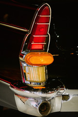Back Lamp of Old Car