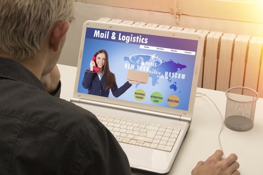 man referring to the cast of parcel in line