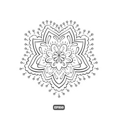 Black and white image of a beautiful flower.