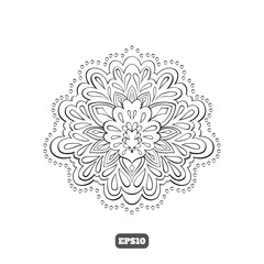 Black-and-white image of the original flower.