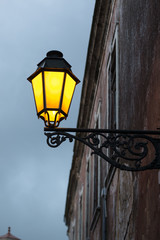Fototapeta na wymiar European streetlight design
