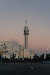 Obraz premium Communication tower in Haarlem