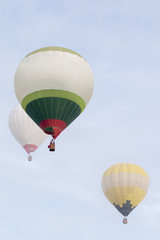 ascension of hot air balloons festival