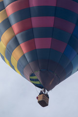 ascension of hot air balloons festival