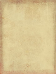 sheet of old, soiled paper background, grunge texture