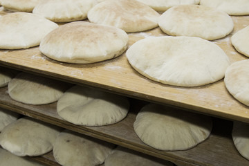 Baking Syrian Bread on Oven