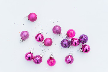 Glass Christmas Decoration pink only