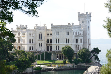 Miramare Castle in Trieste (Italy)