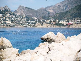 Spain sea calpe