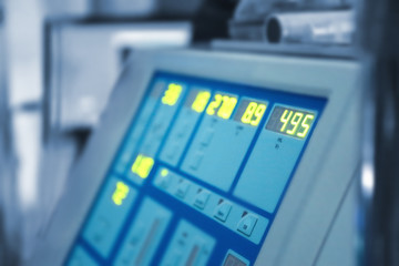 Special medical equipment in modern clinic, closeup