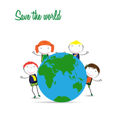 Fototapeta premium Earth Day vector