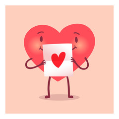 Merry heart for Valentine day