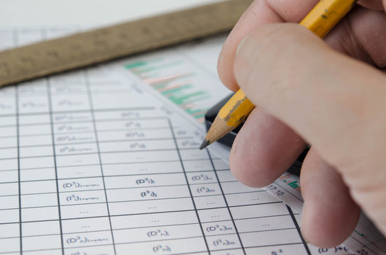 Pencil marks the loss of the exchange activity