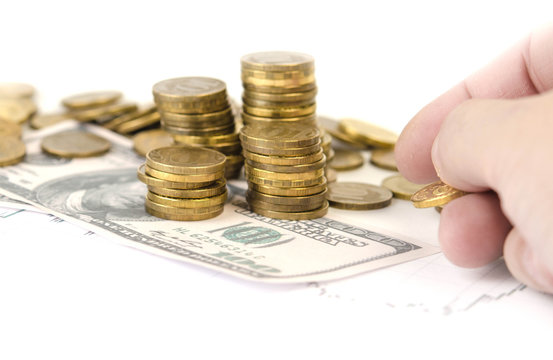 Coins and banknotes