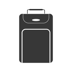 gray luggage suitcase travel equipment vector illustration eps 10