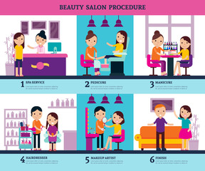 Beauty Salon People Template