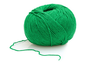 Ball of woolen threads