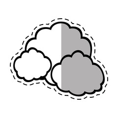 cloud climate weather shadow vector illustration eps 10