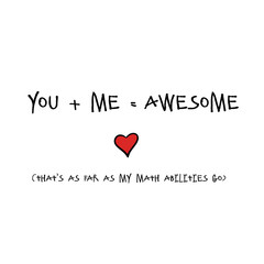 Valentines day hand drawn card