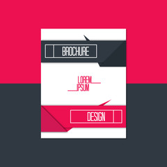 Modern brochure abstract design. Banner. Vector illustration.