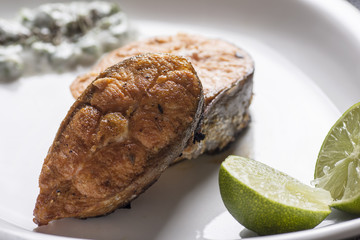 salmon, fish, cooked, cook