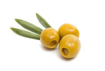 olives isolated