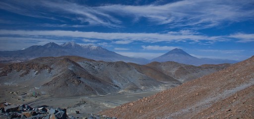 Road from Matarani to Arequipa, Peru