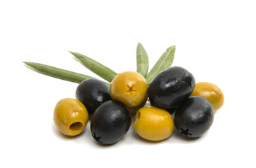 olives isolated