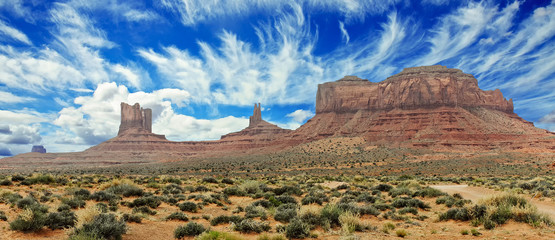 Monument Valley Sky - obrazy, fototapety, plakaty