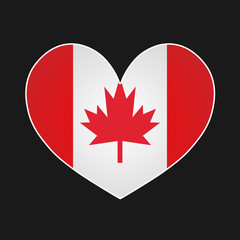 Canada heart.