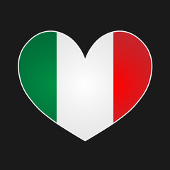 Italy heart.