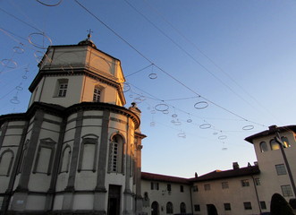 Fototapeta na wymiar Chiesa al monte dei cappuccini a Torino 
