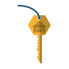 house key real estate buy shadow vector illustration eps 10