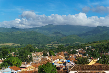 Fototapeta na wymiar manaca Iznaga in the valley of the sugar mills, near Trinidad, Cuba