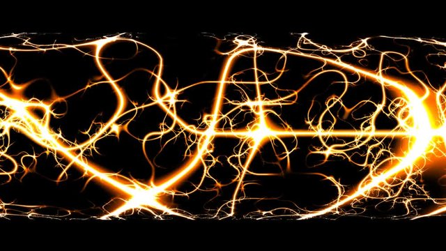 3d spinning tube with golden pattern shapes with alpha channel