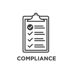 In Compliance Icon Set - Outline