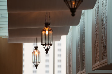 Fototapeta na wymiar Morocco style lamps