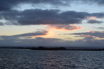 Obraz premium Iceland sunset