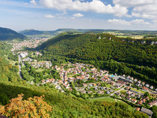 Fototapeta na wymiar Gemeinde Lichtenstein in Baden-Württemberg
