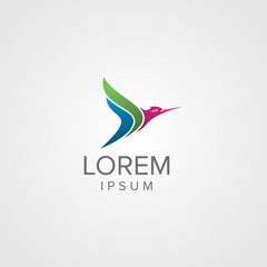 Obraz premium Hummingbird Logo