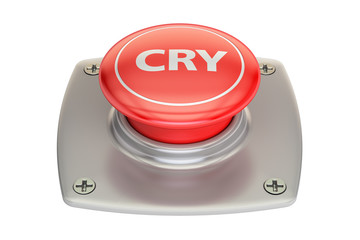 Cry Red Button, 3D rendering