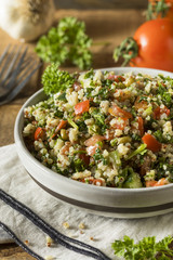 Healthy Organic Quinoa Tabouli Salad
