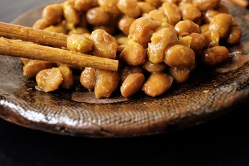 Natto japanese food