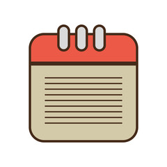 cartoon calendar date month plan desing vector illustration eps 10