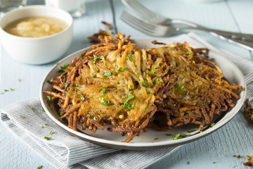 Homemade Traditional Potato Latkes