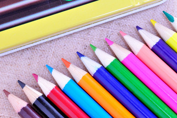 Naklejka premium 色鉛筆