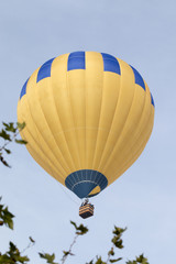 ascension of hot air balloons festival