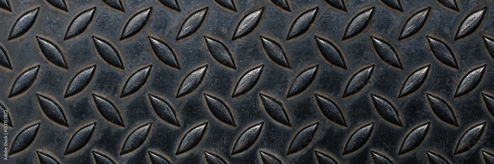 Aufkleber empty real diamond plate steel for pattern and background