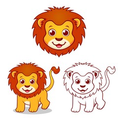 lion cartoon