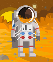 astronaut on mars